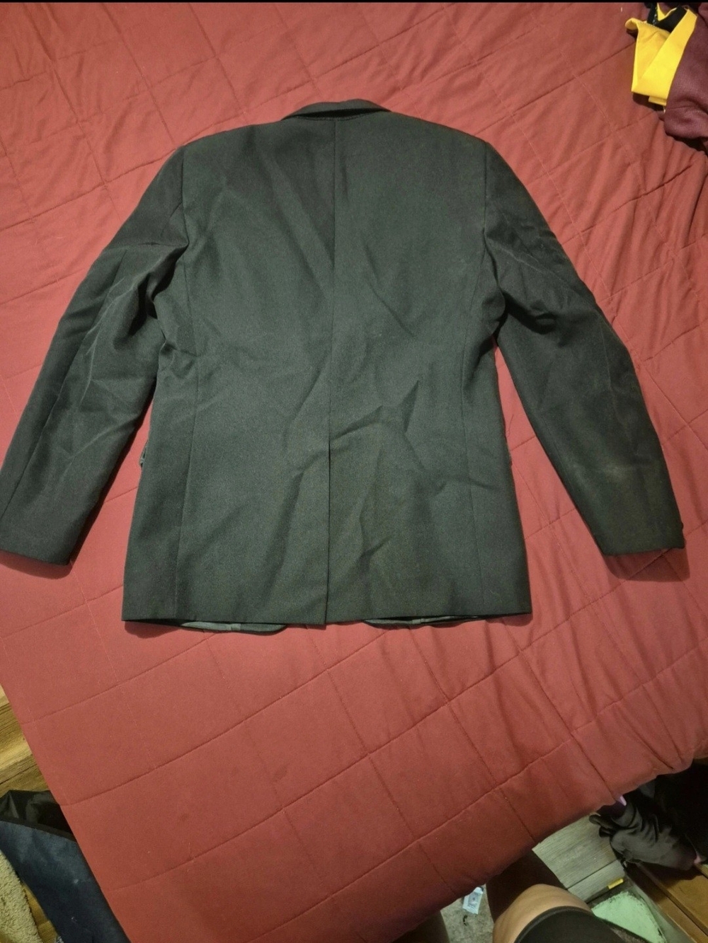 Men's Black Single-Button Performance Jacket - Picture 2 of 3
